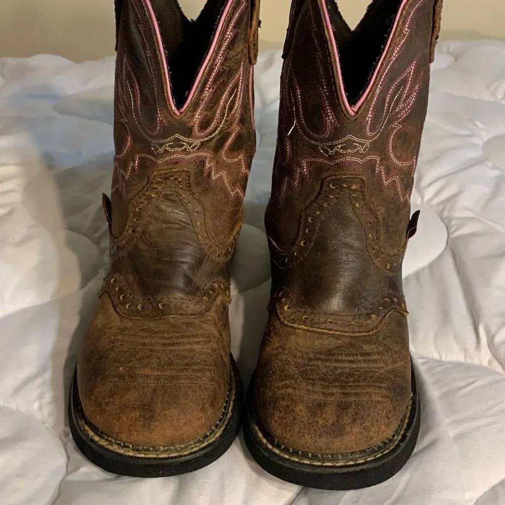 Justin Gypsy Leather Cowgirl Boots Size 7B